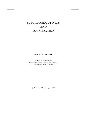 خرید و دانلود نسخه کامل کتاب Superconductivity and Localization_68bee9a324389.jpeg خرید و دانلود نسخه کامل کتاب Superconductivity and Localization