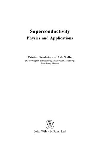 خرید و دانلود نسخه کامل کتاب Superconductivity: Physics and Applications_68bef05bcad9b.jpeg خرید و دانلود نسخه کامل کتاب Superconductivity: Physics and Applications