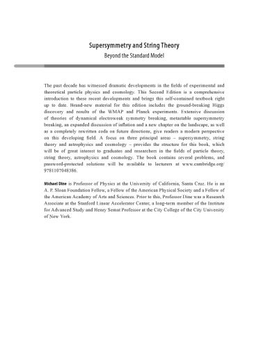 خرید و دانلود نسخه کامل کتاب Supersymmetry and String Theory: Beyond the Standard Model_68bd3c9672e4f.jpeg خرید و دانلود نسخه کامل کتاب Supersymmetry and String Theory: Beyond the Standard Model