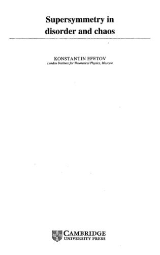 خرید و دانلود نسخه کامل کتاب Supersymmetry in disorder and chaos_68bde1b6738db.jpeg خرید و دانلود نسخه کامل کتاب Supersymmetry in disorder and chaos