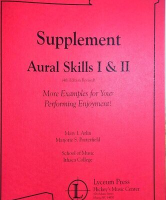 خرید و دانلود نسخه کامل کتاب Supplement for Aural Skills I & II