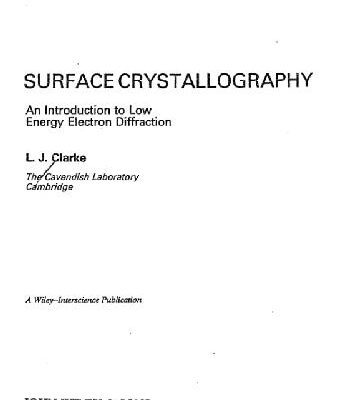 خرید و دانلود نسخه کامل کتاب Surface crystallography: an introduction to low-energy electron diffraction