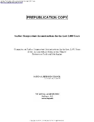 خرید و دانلود نسخه کامل کتاب Surface Temperature Reconstructions for the Last 2 000 Years_68be81567d2cf.jpeg خرید و دانلود نسخه کامل کتاب Surface Temperature Reconstructions for the Last 2 000 Years