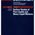 خرید و دانلود نسخه کامل کتاب Surface Tension of Pure Liquids and Binary Liquid Mixtures