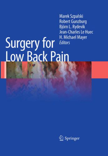 خرید و دانلود نسخه کامل کتاب Surgery for Low Back Pain_68bc5a51b65ac.jpeg خرید و دانلود نسخه کامل کتاب Surgery for Low Back Pain