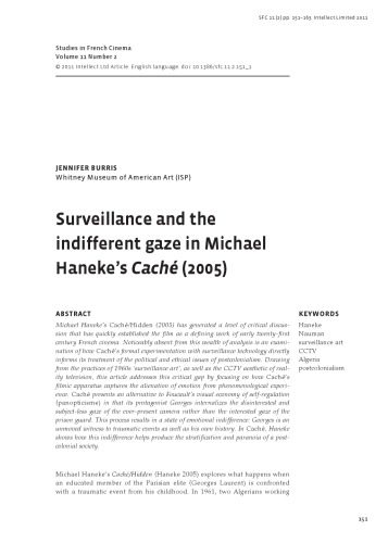 خرید و دانلود نسخه کامل کتاب Surveillance and the Indifferent Gaze in Michael Haneke’s Caché_68d67d15b0d8d.jpeg خرید و دانلود نسخه کامل کتاب Surveillance and the Indifferent Gaze in Michael Haneke’s Caché