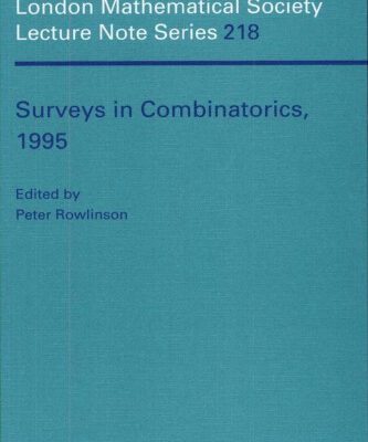 خرید و دانلود نسخه کامل کتاب Surveys in Combinatorics, 1995