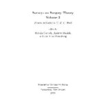 خرید و دانلود نسخه کامل کتاب Surveys on surgery theory