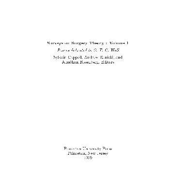 خرید و دانلود نسخه کامل کتاب Surveys on surgery theory