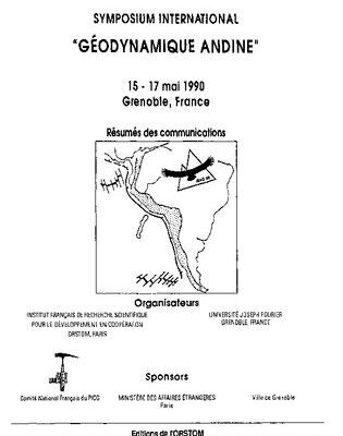 خرید و دانلود نسخه کامل کتاب Symposium International “Géodynamique Andine” 15-17 mai 1990 Grenoble, France. Résumés des communications