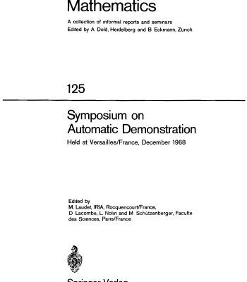 خرید و دانلود نسخه کامل کتاب Symposium on Automatic Demonstration
