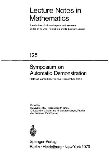 خرید و دانلود نسخه کامل کتاب Symposium on Automatic Demonstration_68cf0d7ca8529.jpeg خرید و دانلود نسخه کامل کتاب Symposium on Automatic Demonstration