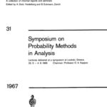 خرید و دانلود نسخه کامل کتاب Symposium on Probability Methods in Analysis. Lectures Symposium, Loutraki, Greece, 1966