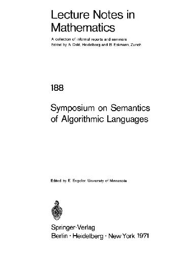 خرید و دانلود نسخه کامل کتاب Symposium on Semantics of Algorithmic Languages_68cec665054b0.jpeg خرید و دانلود نسخه کامل کتاب Symposium on Semantics of Algorithmic Languages