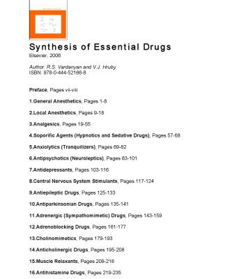 خرید و دانلود نسخه کامل کتاب Synthesis of Essential Drugs