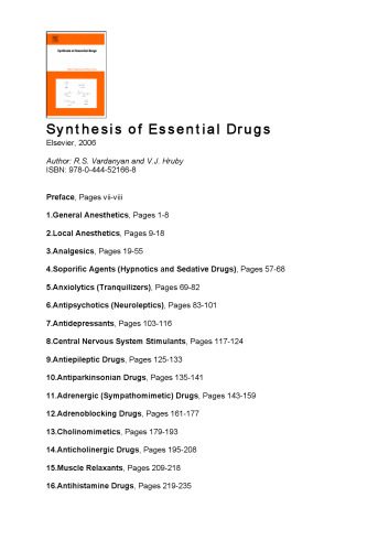 خرید و دانلود نسخه کامل کتاب Synthesis of Essential Drugs_68d38d075d4a3.jpeg خرید و دانلود نسخه کامل کتاب Synthesis of Essential Drugs