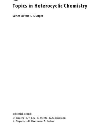 خرید و دانلود نسخه کامل کتاب Synthesis of Heterocycles via Cycloadditions I