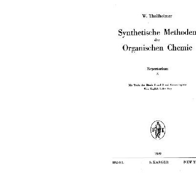 خرید و دانلود نسخه کامل کتاب Synthetische Methoden der Organischen Chemie