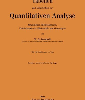 خرید و دانلود نسخه کامل کتاب Tabellen und Vorschriften zur Quantitativen Analyse