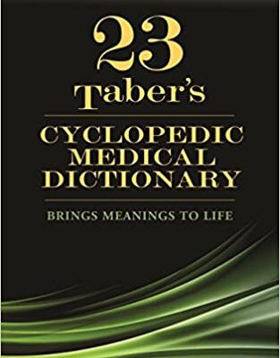 خرید و دانلود نسخه کامل کتاب Taber’s Cyclopedic Medical Dictionary (23rd Edition) – Orginal Pdf