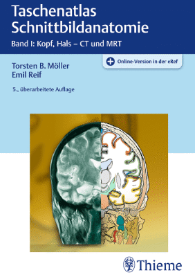 خرید و دانلود نسخه کامل کتاب Taschenatlas Schnittbildanatomie  Band I: Kopf, Hals – CT und MRT  5., überarbeitete Auflage  312 Abbildungen – Original PDF