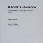 خرید و دانلود نسخه کامل کتاب Teacher’s Handbook: Contextualized Language Instruction