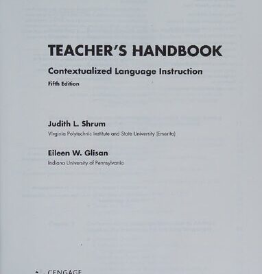خرید و دانلود نسخه کامل کتاب Teacher’s Handbook: Contextualized Language Instruction