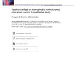 خرید و دانلود نسخه کامل کتاب Teachers reflect on homophobia in the Cypriot education system: A qualitative study