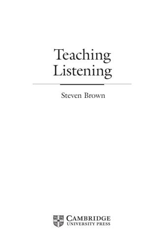 خرید و دانلود نسخه کامل کتاب Teaching Listening_68cf21cf18302.jpeg خرید و دانلود نسخه کامل کتاب Teaching Listening