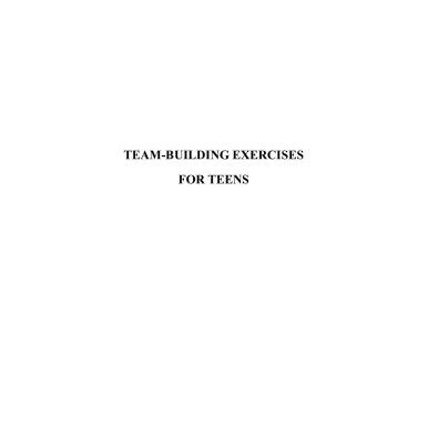 خرید و دانلود نسخه کامل کتاب Team-Building Exercises for Teens