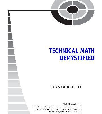 خرید و دانلود نسخه کامل کتاب Technical Math Demystified