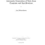 خرید و دانلود نسخه کامل کتاب Techniques for automatic generation of tests from programs and specifications