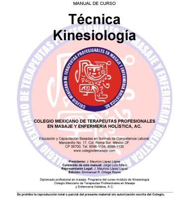 خرید و دانلود نسخه کامل کتاب Tecnica  Kinesiologia. Tour for health version2