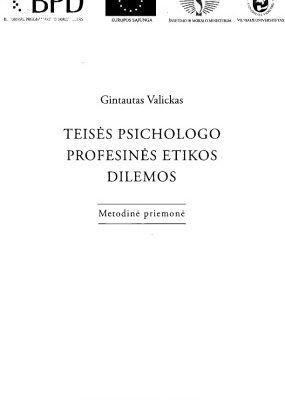 خرید و دانلود نسخه کامل کتاب Teises psichologo profesines etikos dilemos