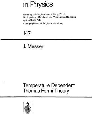 خرید و دانلود نسخه کامل کتاب Temperature Dependent Thomas-Fermi Theory