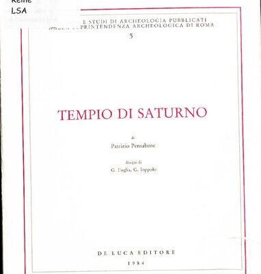 خرید و دانلود نسخه کامل کتاب Tempio di Saturno architettura e decorazione