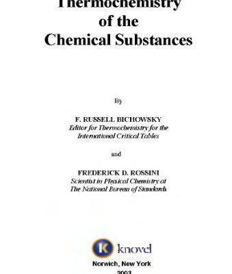 خرید و دانلود نسخه کامل کتاب Termochemistry of the chemical substances