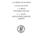 خرید و دانلود نسخه کامل کتاب Testamentum Iobi. Apocalypsis Baruchi Graece (Pseudepigrapha Veteris Testamenti Graece)