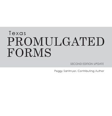 خرید و دانلود نسخه کامل کتاب Texas Promulgated Forms