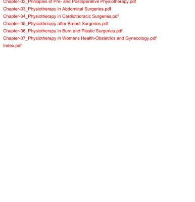 خرید و دانلود نسخه کامل کتاب Textbook of Physiotherapy in Surgical Conditions
