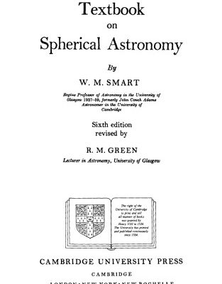 خرید و دانلود نسخه کامل کتاب Textbook on Spherical Astronomy