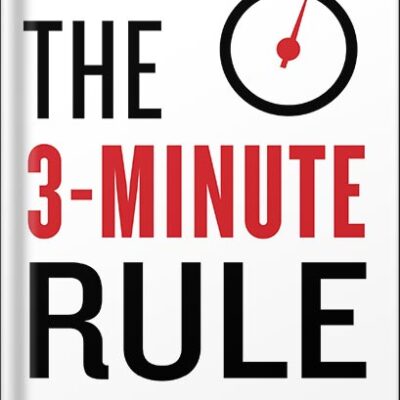 خرید و دانلود نسخه کامل کتاب The 3-Minute Rule: Say Less to Get More from Any Pitch or Presentation by Brant Pinvidic