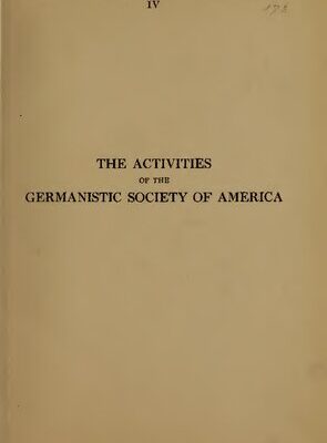 خرید و دانلود نسخه کامل کتاب The Activities  of the Germanistic Society of America 1904-1910