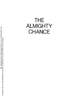 خرید و دانلود نسخه کامل کتاب The Almighty Chance