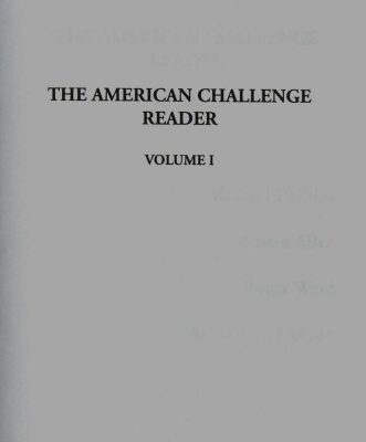 خرید و دانلود نسخه کامل کتاب The American Challenge Reader