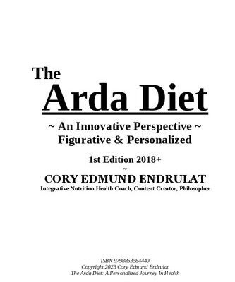 خرید و دانلود نسخه کامل کتاب The Arda Diet: A Personalized Full Journey In Health