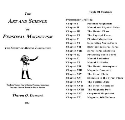 خرید و دانلود نسخه کامل کتاب The Art And Science Of Personal Magnetism The Secrets Of Mental Fascination