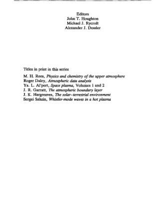 خرید و دانلود نسخه کامل کتاب The Atmospheric Boundary Layer (Cambridge Atmospheric and Space Science Series)