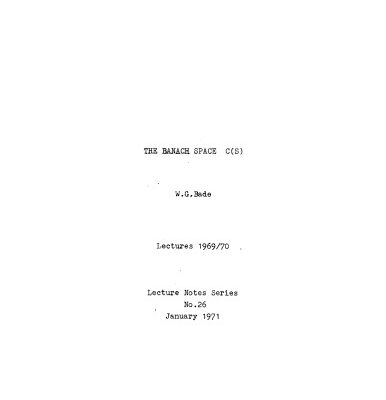 خرید و دانلود نسخه کامل کتاب The Banach space C(S)