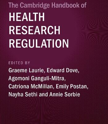 خرید و دانلود نسخه کامل کتاب The Cambridge Handbook of Health Research Regulation